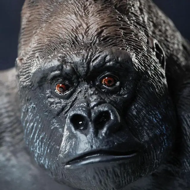Alt view image 3 of 7 - Wildlife Wonders Silverback Gorilla  Safari Ltd Animal Educational Toy Figure