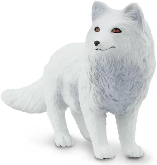 Alt view image 2 of 5 - Wild Safari North American Wildlife Arctic Fox Safari Ltd Animal Toy Figure