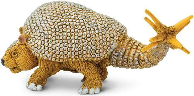 Alt view image 4 of 6 - Wild Safari Prehistoric World Doedicurus Safari Ltd New Educational Toy Figure