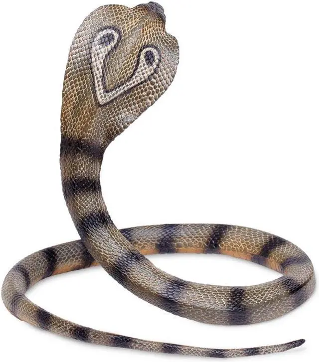 Alt view image 11 of 13 - Safari 260329 Posable Coiling Cobra Animal Figure