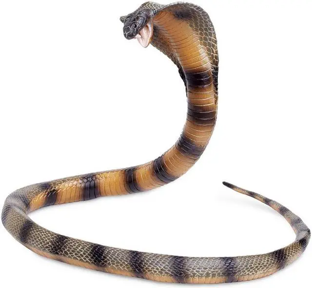 Alt view image 9 of 13 - Safari 260329 Posable Coiling Cobra Animal Figure