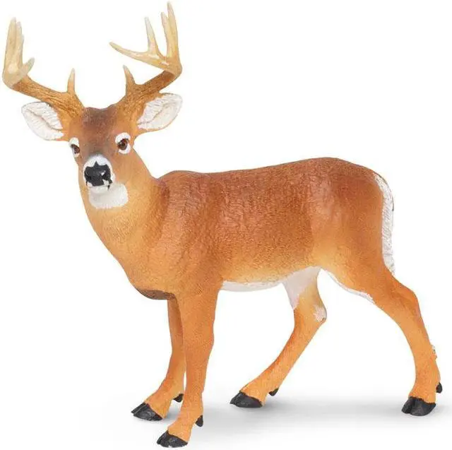 Alt view image 3 of 9 - Whitetail Buck North American Wildlife Figure Safari Ltd