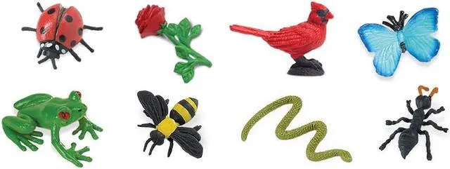 Alt view image 4 of 7 - Garden Fun Pack Mini Good Luck Figures Safari Ltd