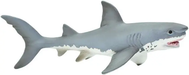Alt view image 4 of 9 - Safari 275029 Great White Shark Animal Figure