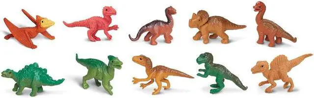 Alt view image 11 of 14 - Plastic Miniatures In Toobs-Dino Babies