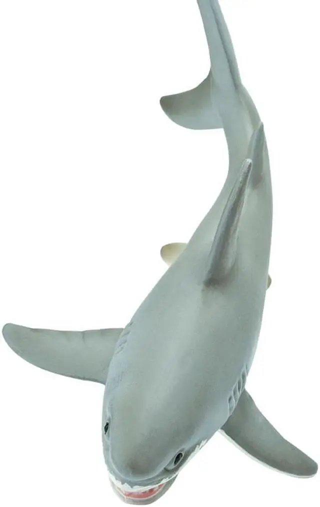 Alt view image 5 of 9 - Safari 275029 Great White Shark Animal Figure