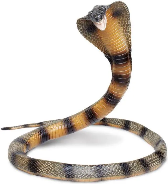 Alt view image 8 of 13 - Safari 260329 Posable Coiling Cobra Animal Figure