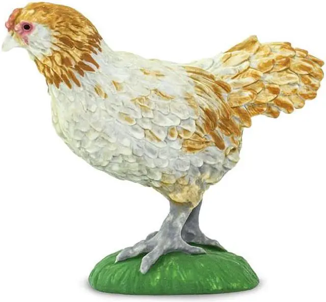 Alt view image 2 of 9 - Safari Farm Ameraucana Chicken Safari Ltd Animal Educational Toy Figure