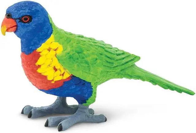 Alt view image 2 of 7 - Safari Ltd Wings of the World Lorikeet Toy Figurine