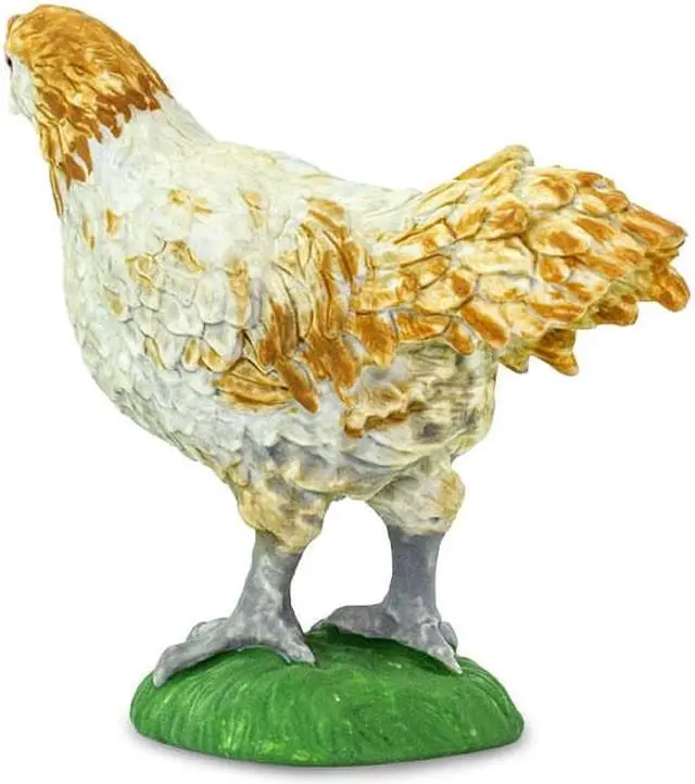 Alt view image 3 of 9 - Safari Farm Ameraucana Chicken Safari Ltd Animal Educational Toy Figure
