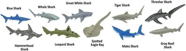 Alt view image 5 of 6 - Safari Ltd. 762104 BULK BAGS - SHARKS