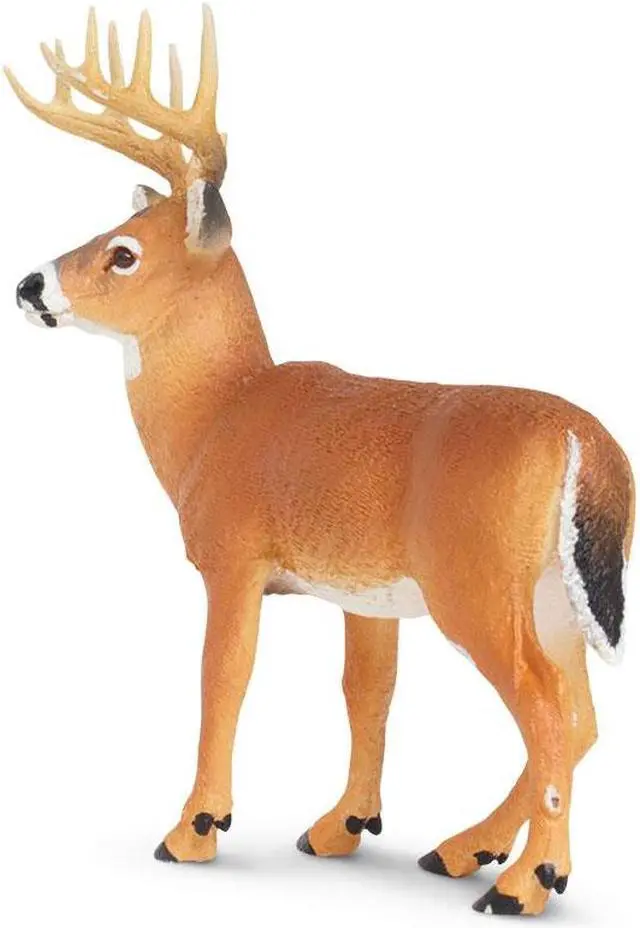 Alt view image 5 of 9 - Whitetail Buck North American Wildlife Figure Safari Ltd