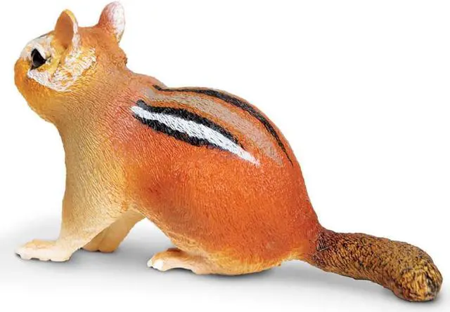 Alt view image 2 of 7 - Incredible Creatures Eastern Chipmunk  Safari Ltd Animal Educational Toy Figure
