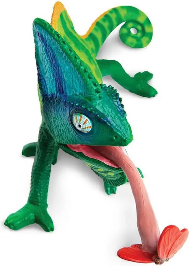 Alt view image 4 of 7 - Safari 267829 Veiled Chameleon Animal Figure