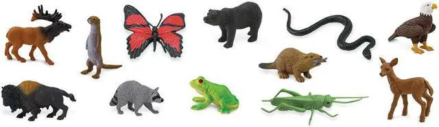 Alt view image 2 of 6 - Toobs In the Woods Safari Ltd Set Educational Kids Toy Figure