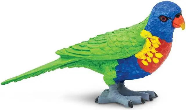 Alt view image 3 of 7 - Safari Ltd Wings of the World Lorikeet Toy Figurine