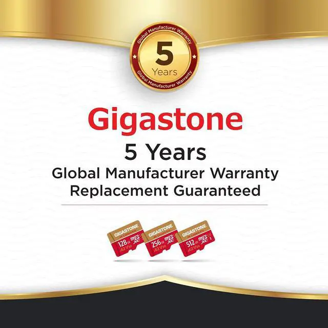 Alt view image 5 of 6 - [5-Yrs Free Data Recovery] Gigastone 512GB Micro SD Card, Game Pro, MicroSDXC Memory Card for Nintendo-Switch, GoPro, Action Camera, DJI, 4K UHD Video, R/W up to 100/60 MB/s, UHS-I U3 A2 V30 C10