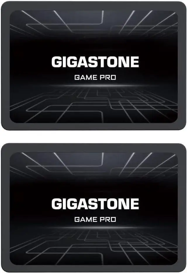 Main image of Gigastone Game Pro 2-Pack 1TB SSD SATA III 6Gb/s. 3D NAND 2.5" Internal Solid State Drive, Read up to 540MB/s. Compatible with PS4, PC, Desktop and Laptop, 2.5 inch 7mm (0.28)