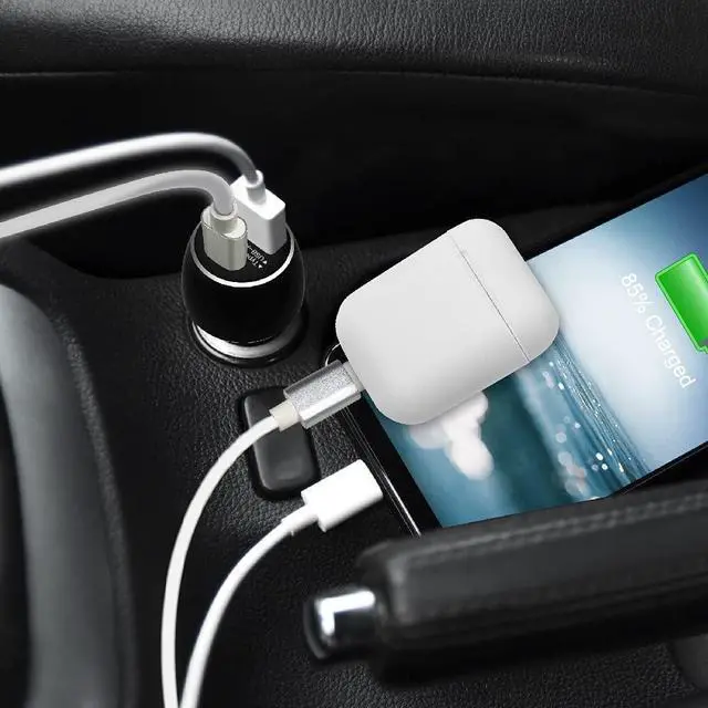 Alt view image 7 of 7 - Gigastone USB C Car Charger 45W/6A Fast Car Charger Adapter, PD3.0 & QC3.0, Dual Port, Super Mini, Compatible with iPhone 15, 14,13,12,11,X,SE,8, Galaxy S23,S22,S21, Note,Pixel, LG,Motorola
