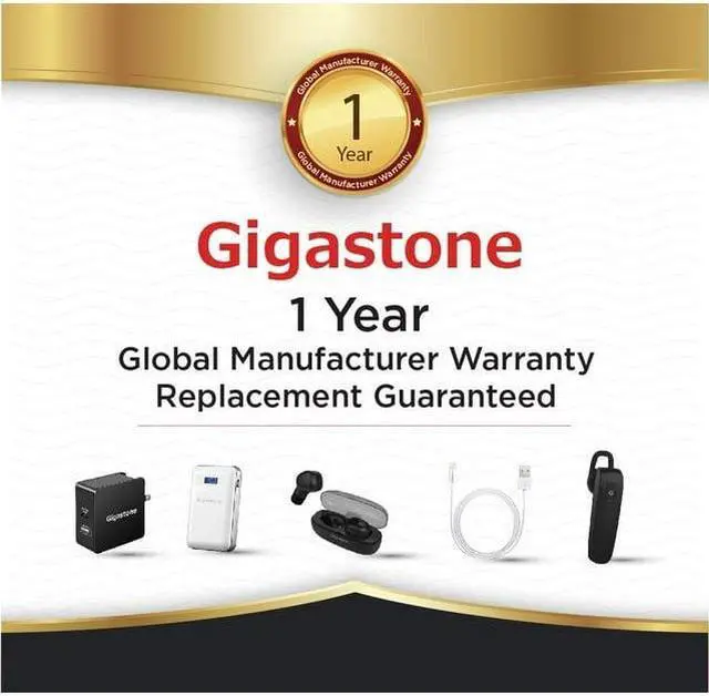Alt view image 5 of 5 - Gigastone D1 Bluetooth Earpiece, Wireless Handsfree Headset with Microphone, 6-8 Hrs Driving Single Ear Bluetooth Headset, Noise Canceling Mic, Compatible with iPhone Android