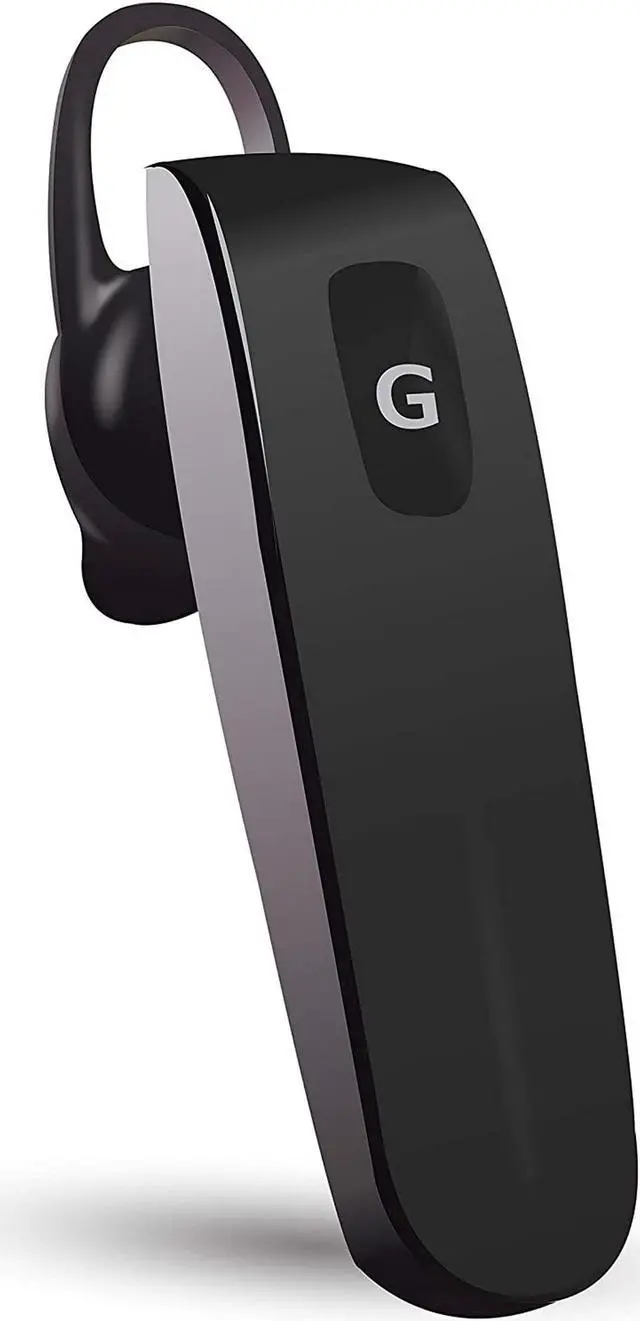 Main image of Gigastone D1 Bluetooth Earpiece, Wireless Handsfree Headset with Microphone, 6-8 Hrs Driving Single Ear Bluetooth Headset, Noise Canceling Mic, Compatible with iPhone Android