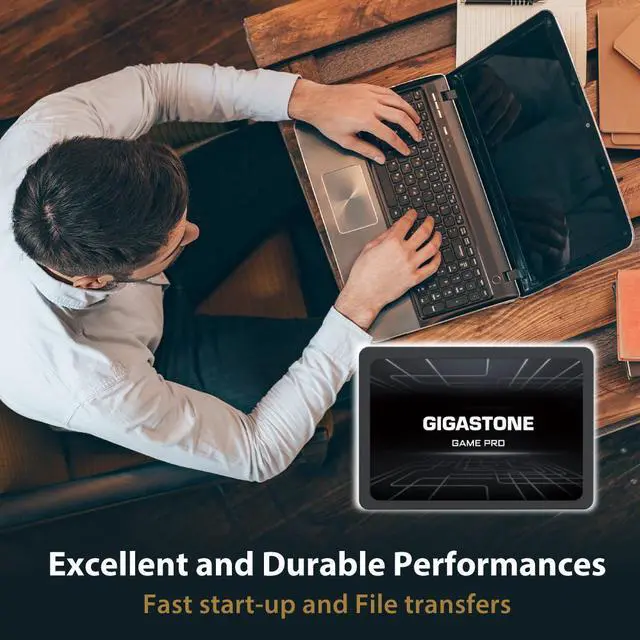 Alt view image 3 of 6 - Gigastone Game Pro 2-Pack 512GB SSD SATA III 6Gb/s. 3D NAND 2.5" Internal Solid State Drive, Read up to 540MB/s. Compatible with PS4, PC, Desktop and Laptop, 2.5 inch 7mm (0.28)