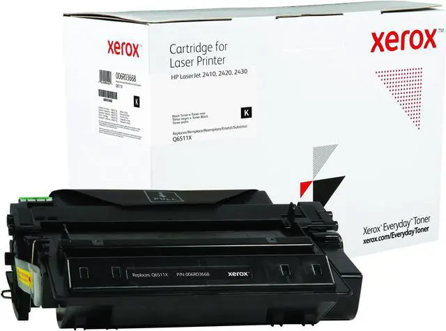 Main image of Xerox 006R03668 Toner Cartridge Replaces HP Mono Q6511X High Yield