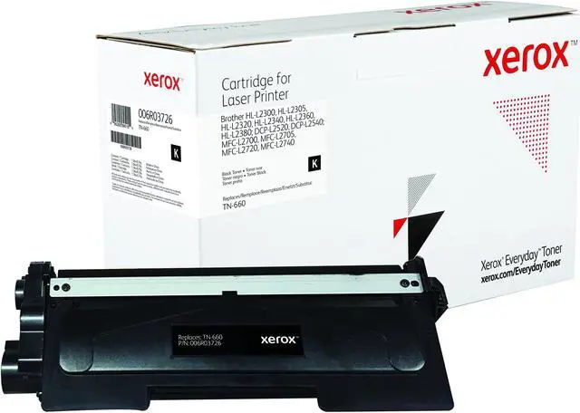 Main image of Xerox 006R03726 Compatible Toner Cartridge Replaces Brother Mono TN-660 Standard Yield