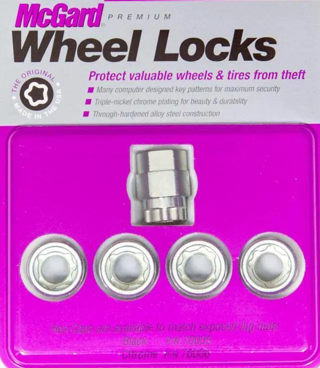 Alt view image 9 of 18 - MCGARD Zinc Oxide 14 mmx1.50 Thread Cone Seat Premium Wheel Lock 4 pc P/N 24019