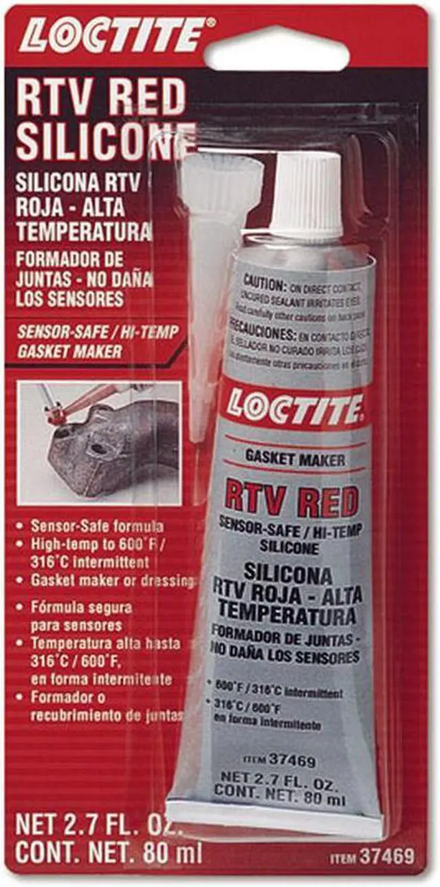 Alt view image 3 of 4 - Loctite 37469 Hi-Temp RTV Silicone Red