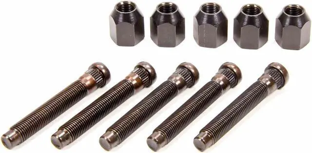 Main image of Moroso Lugnut/Wheel Stud Kit 7/16-20 Thread 0.560 In Knurl P/N 46460