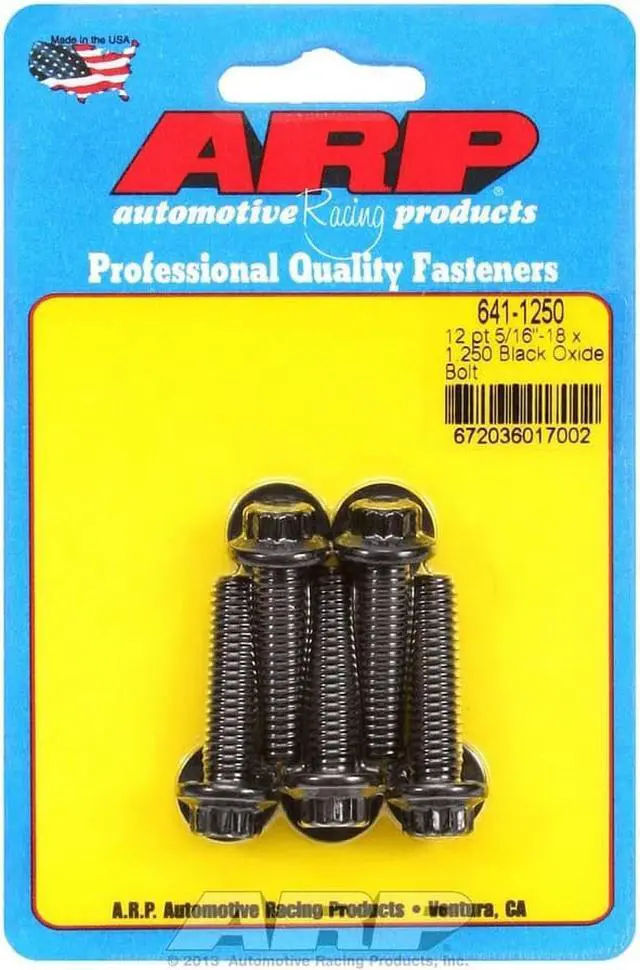 Main image of ARP Universal Bolt 5/16-18 in Thread 1.250 in Long Chromoly 5 pc P/N 641-1250