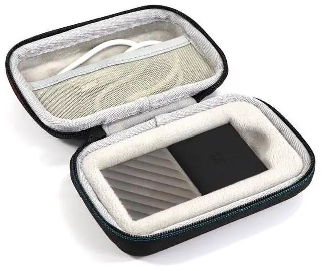 Alt view image 2 of 7 - EVA Hard Case For WD My Passport SSD Portable Storage 1TB & 2TB & 256GB & 512GB - Travel Protective Carrying Storage Bag