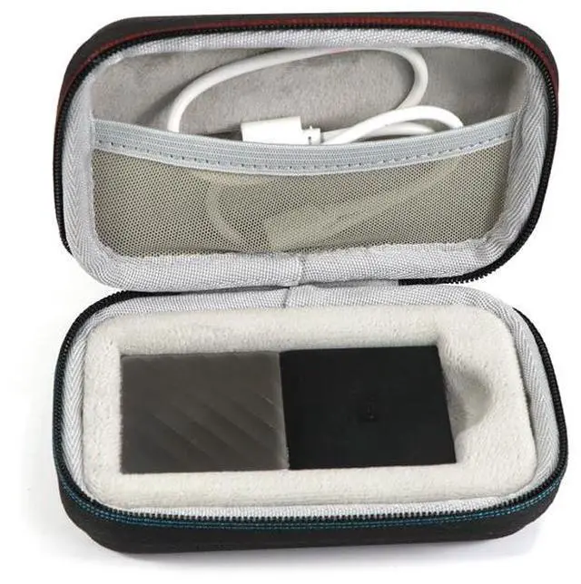 Alt view image 6 of 7 - EVA Hard Case For WD My Passport SSD Portable Storage 1TB & 2TB & 256GB & 512GB - Travel Protective Carrying Storage Bag