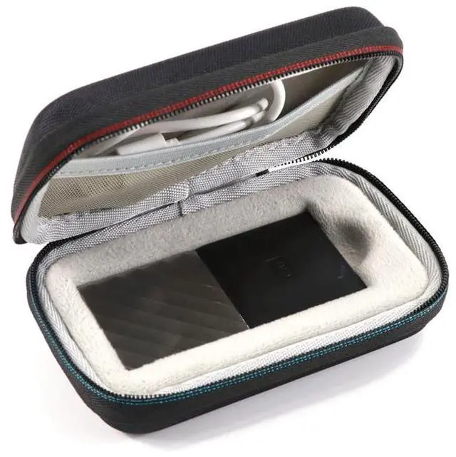 Alt view image 7 of 7 - EVA Hard Case For WD My Passport SSD Portable Storage 1TB & 2TB & 256GB & 512GB - Travel Protective Carrying Storage Bag