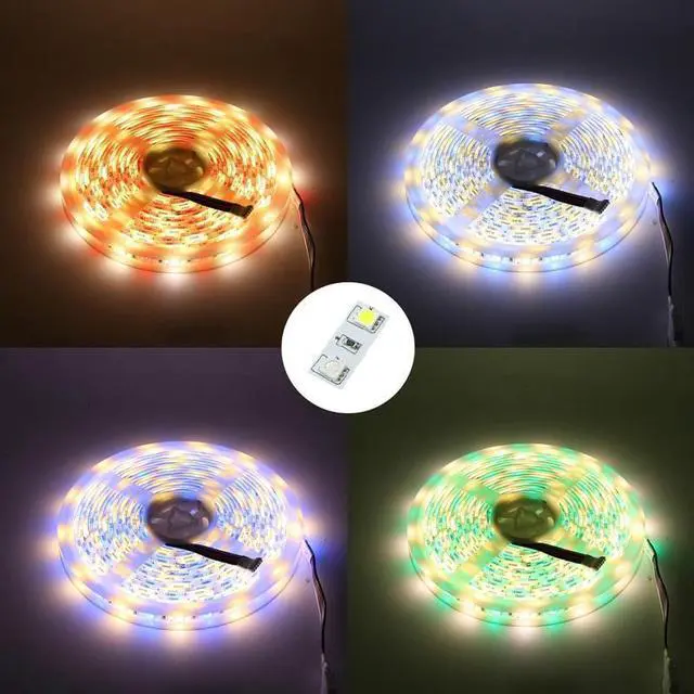 Alt view image 2 of 5 - QOMA Strip Light 5M/Lot LED Strip 5050 RGBW DC 12V Flexible LED Light RGB + Warm White 60 LED/M