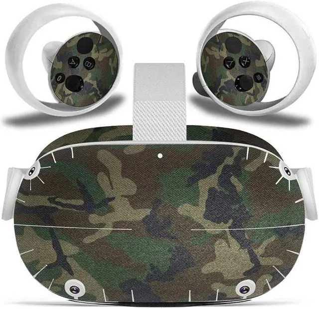 Main image of Misskit Vinyl Skin Sticker for Oculus Quest 2 VR Headset Controller PVC Decals Cute Cartoon Wrap Cover for Oculus Quest 2 Accessories