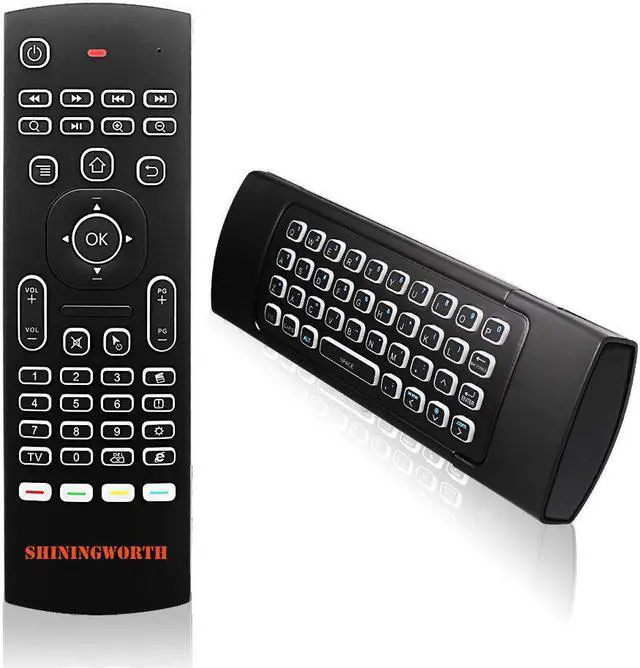 Alt view image 2 of 6 - MX3 2.4GHz wireless air mouse with keyboard and backlight Remote Control for Smart TV Android TV Box PC Laptop HTPC Projector