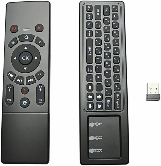 Alt view image 4 of 6 - T6 Air mouse with Wireless Keyboard & touchpad Remote Control for Smart TV M8S PRO H96 PRO Android TV Box mini PC pk w1 air mous