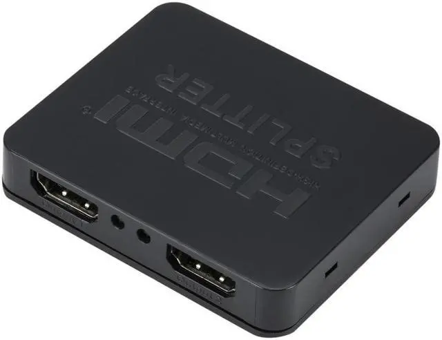 Alt view image 5 of 6 - 4K HDMI 1X2 Splitter Switch Switcher Full HD 1080p Video HDMI Split 1 in 2 Out Amplifier Dual Display For HDTV DVD For PS3 Xbox