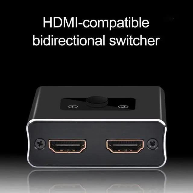 Main image of Splitter 2 in 1 out Portable 4K 1x2/2x1 Adapter HDMI-compatible Switcher for projector TV computer host Laptop game machine