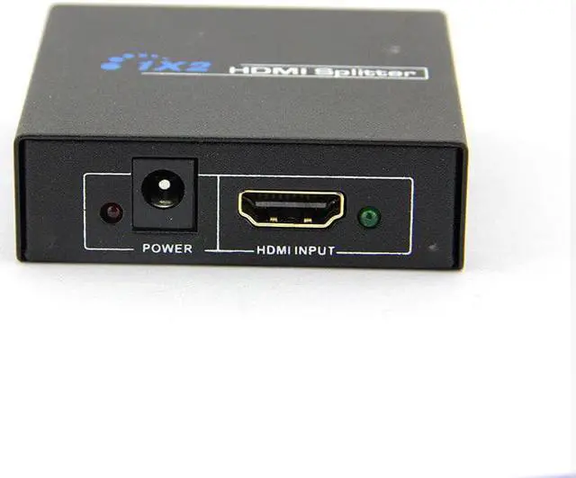Alt view image 5 of 6 - HDMI-compatible Splitter Full HD 1080p Video HDMI Switch 1 in 2 Out Amplifier Dual Display For HDTV DVD PS3 Xbox HDMI -02