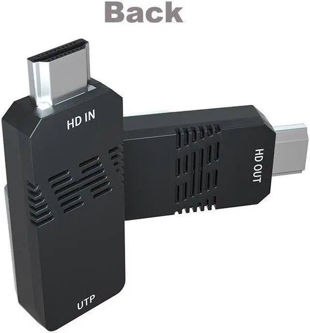 Alt view image 2 of 6 - 2022 New MINI HDMI extender over cat6/cat5e cable up to 50M 165ft full HD1080P supported HDMI extender cable amplifier for HDTV