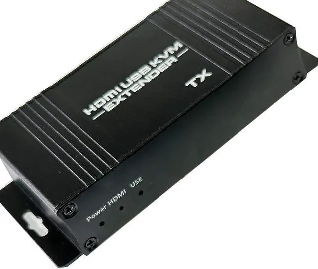 Alt view image 6 of 6 - USB HDMI KVM extender splitter over Ethernet 1080P Extender HDMI USB KVM Extender splitter HDMI Loop for Mouse Keyboard PC