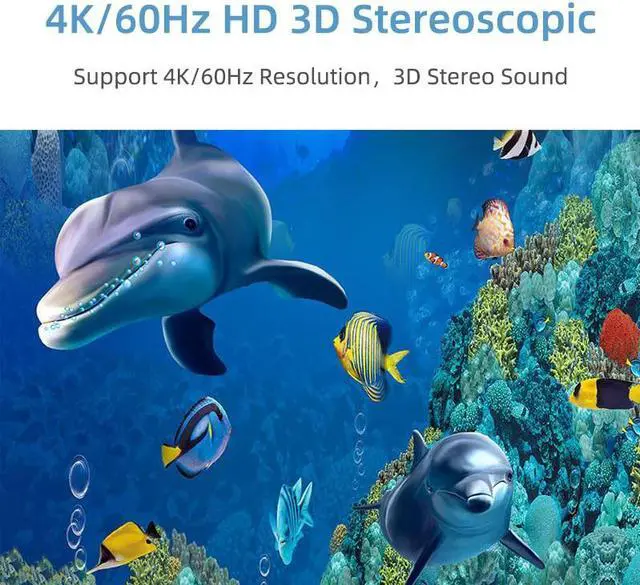 Alt view image 6 of 6 - 4K 60hz 6x2 HDMI Matrix 6 IN 2 OUT HDMI Splitter Switch Audio Video Converter 1080p EDID Audio Extractor PC To TV Dual Monitor