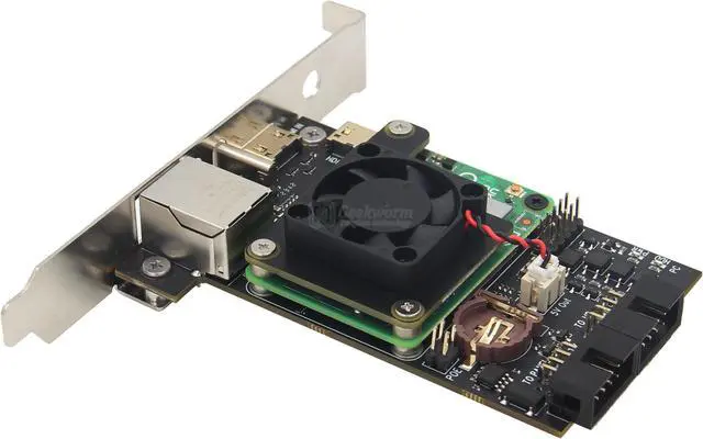 Alt view image 5 of 6 - Geekworm X650 PiKVM V3 PCIe Version for Raspberry Pi CM4 KVM Over IP HDMI CSI