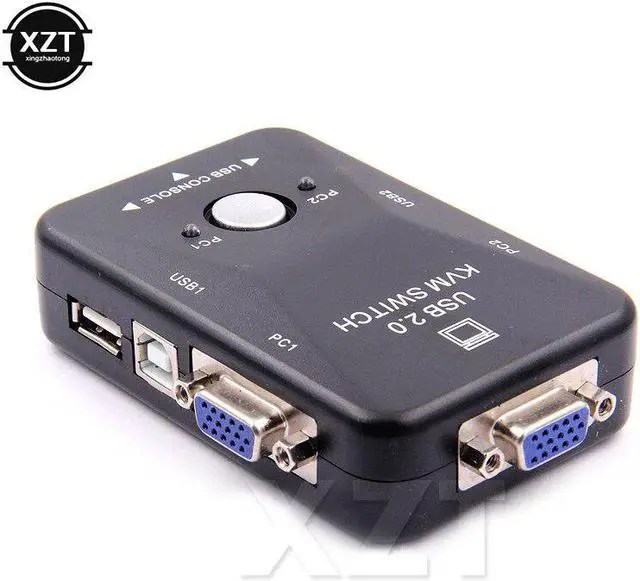 Main image of 2 Port KVM Switch USB 2.0 VGA Cable Splitter For USB Key Keyboard Mouse Monitor Adapter USB Printer Switch KVM VGA Conterver