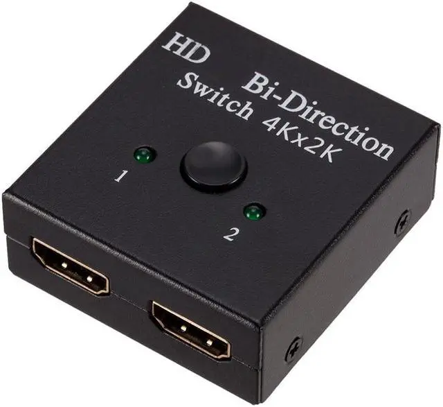 Alt view image 5 of 6 - HDMI-compatible Splitter 4K Switch KVM Bi-Direction 1x2/2x1 HDMI-compatible Switcher 2 in1 Out for PS4/3 TV Box Switcher Adapter