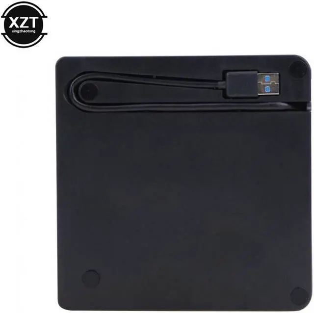 Alt view image 6 of 6 - USB 3.0 &Type C DVD Drive, CD Burner Driver Drive-free High-speed Read-write Recorder, External DVD-RW Reader optical drive case