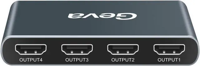 Main image of 1x4 HDMI-compatible Splitter 1 in 4 Out 4K@60hz Splitter 1 Port to 4 Display  Duplicate/Mirror HDCP 18Gbps for PS4 Xbox Switch